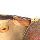 ETRO ペイズリー 柄 カバン 筒形 ハンドバッグ PVC/レザー レディース ブラウン