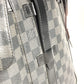 LOUIS VUITTON N41379 Damier Graphite Christopher MM Backpack in Damier Graphite Canvas, Unisex, Black