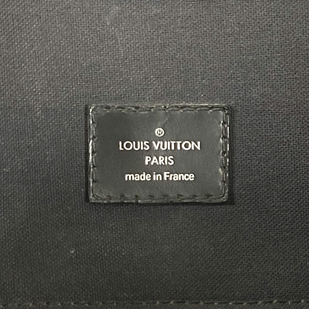 LOUIS VUITTON N41379 Damier Graphite Christopher MM Backpack in Damier Graphite Canvas, Unisex, Black