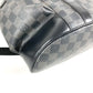 LOUIS VUITTON N41379 Damier Graphite Christopher MM Backpack in Damier Graphite Canvas, Unisex, Black