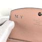 LOUIS VUITTON M64050 Monogram Mahina Porte Monnaie Anae Compact Wallet with Flap Coin Purse, Bifold Wallet, Monogram Mahina, Women's, Magnolia Pink
