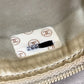 CHANEL ヴィンテージ ロゴ マトラッセ キルティング フリンジ タッセル カバン 斜め掛け ココボール タッセル ショルダーバッグ キャンバス レディース ベージュ