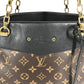LOUIS VUITTON M51198 Monogram Pallas Shopper Tote Bag, Double Chain Shoulder Bag, Monogram Canvas, Women's, Brown