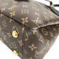 LOUIS VUITTON M51198 Monogram Pallas Shopper Tote Bag, Double Chain Shoulder Bag, Monogram Canvas, Women's, Brown