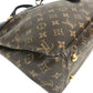 LOUIS VUITTON M51198 Monogram Pallas Shopper Tote Bag, Double Chain Shoulder Bag, Monogram Canvas, Women's, Brown