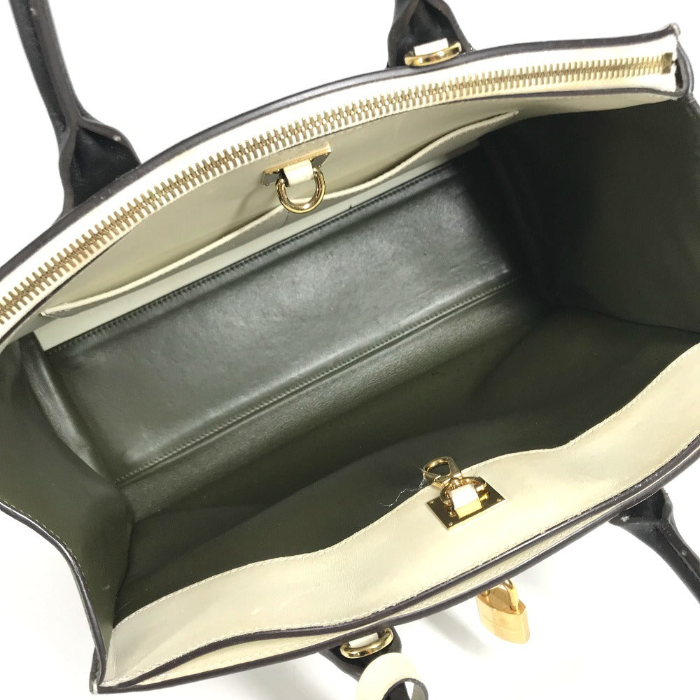 LOUIS VUITTON M55342 City Steamer MM Tote Bag, Leather Handbag, Unisex, Khaki