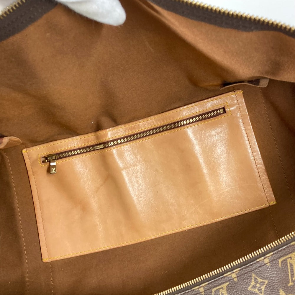 LOUIS VUITTON M41220 Monogram Sac Polochon Bag, 2-Way Shoulder Bag, Travel Bag, Boston Bag, Monogram Canvas, Unisex, Brown