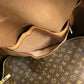 LOUIS VUITTON M41220 Monogram Sac Polochon Bag, 2-Way Shoulder Bag, Travel Bag, Boston Bag, Monogram Canvas, Unisex, Brown
