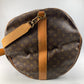 LOUIS VUITTON M41220 Monogram Sac Polochon Bag, 2-Way Shoulder Bag, Travel Bag, Boston Bag, Monogram Canvas, Unisex, Brown