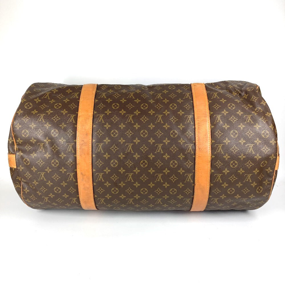 LOUIS VUITTON M41220 Monogram Sac Polochon Bag, 2-Way Shoulder Bag, Travel Bag, Boston Bag, Monogram Canvas, Unisex, Brown
