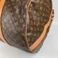 LOUIS VUITTON M41220 Monogram Sac Polochon Bag, 2-Way Shoulder Bag, Travel Bag, Boston Bag, Monogram Canvas, Unisex, Brown