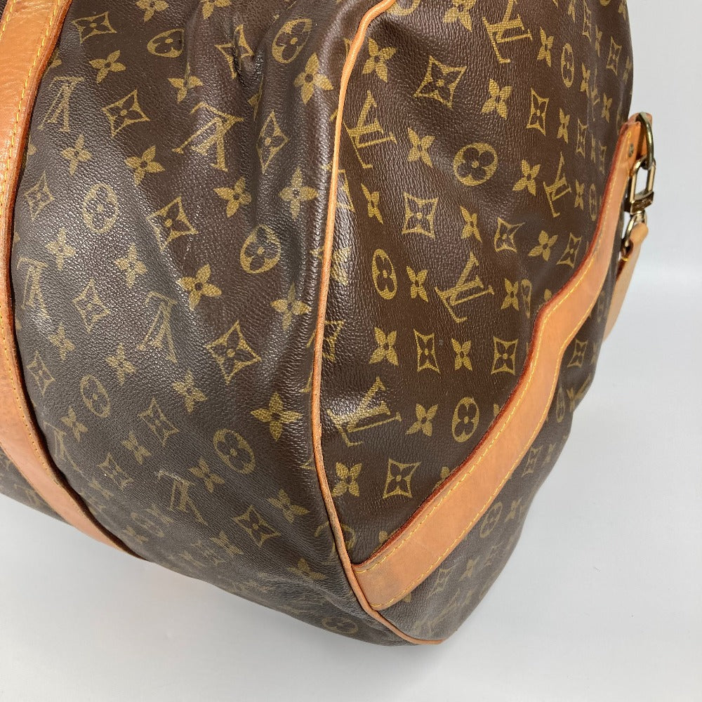 LOUIS VUITTON M41220 Monogram Sac Polochon Bag, 2-Way Shoulder Bag, Travel Bag, Boston Bag, Monogram Canvas, Unisex, Brown