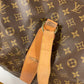 LOUIS VUITTON M41220 Monogram Sac Polochon Bag, 2-Way Shoulder Bag, Travel Bag, Boston Bag, Monogram Canvas, Unisex, Brown