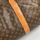 LOUIS VUITTON M41220 Monogram Sac Polochon Bag, 2-Way Shoulder Bag, Travel Bag, Boston Bag, Monogram Canvas, Unisex, Brown