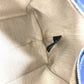 HERMES Bride A Black GM Bride A Black GM Bag Pouch Vanity Bag H Logo Handbag Cotton Women's Blue