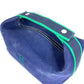 HERMES Bride A Black GM Bride A Black GM Bag Pouch Vanity Bag H Logo Handbag Cotton Women's Blue