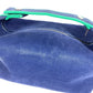 HERMES Bride A Black GM Bride A Black GM Bag Pouch Vanity Bag H Logo Handbag Cotton Women's Blue