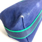 HERMES Bride A Black GM Bride A Black GM Bag Pouch Vanity Bag H Logo Handbag Cotton Women's Blue