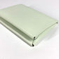 Hermes Bifold Slim Calvi Duo Wallet with Card Case and Coin Purse, Epson, Unisex, Veil Fizz, Light Green