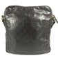 GUCCI 201448 Guccissima GG Shoulder Bag, Crossbody Pochette, Shima Leather, Unisex, Brown