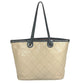 CHANEL A92211 On the Road Matelasse Quilted Two-Tone Tote Bag, Caviar Leather Shoulder Bag, Beige
