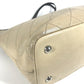 CHANEL A92211 On the Road Matelasse Quilted Two-Tone Tote Bag, Caviar Leather Shoulder Bag, Beige