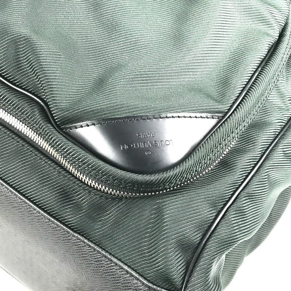 LOUIS VUITTON M30704 Taiga Portable Cinq Centrée Bag, Boston Bag, Garment Case, 2-Way Bag, Shoulder Bag, Handbag, Leather/Nylon, Unisex, Episea Khaki