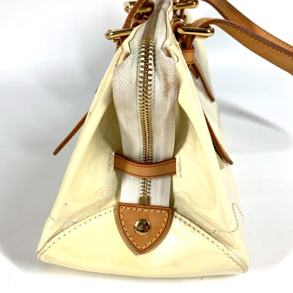 LOUIS VUITTON M93508 モノグラムヴェルニ ローズウッドアベニュー ショルダーバッグ トートバッグ カバン 肩掛け ハンドバッグ モノグラムヴェルニキャンバス レディース ペルル ホワイト
