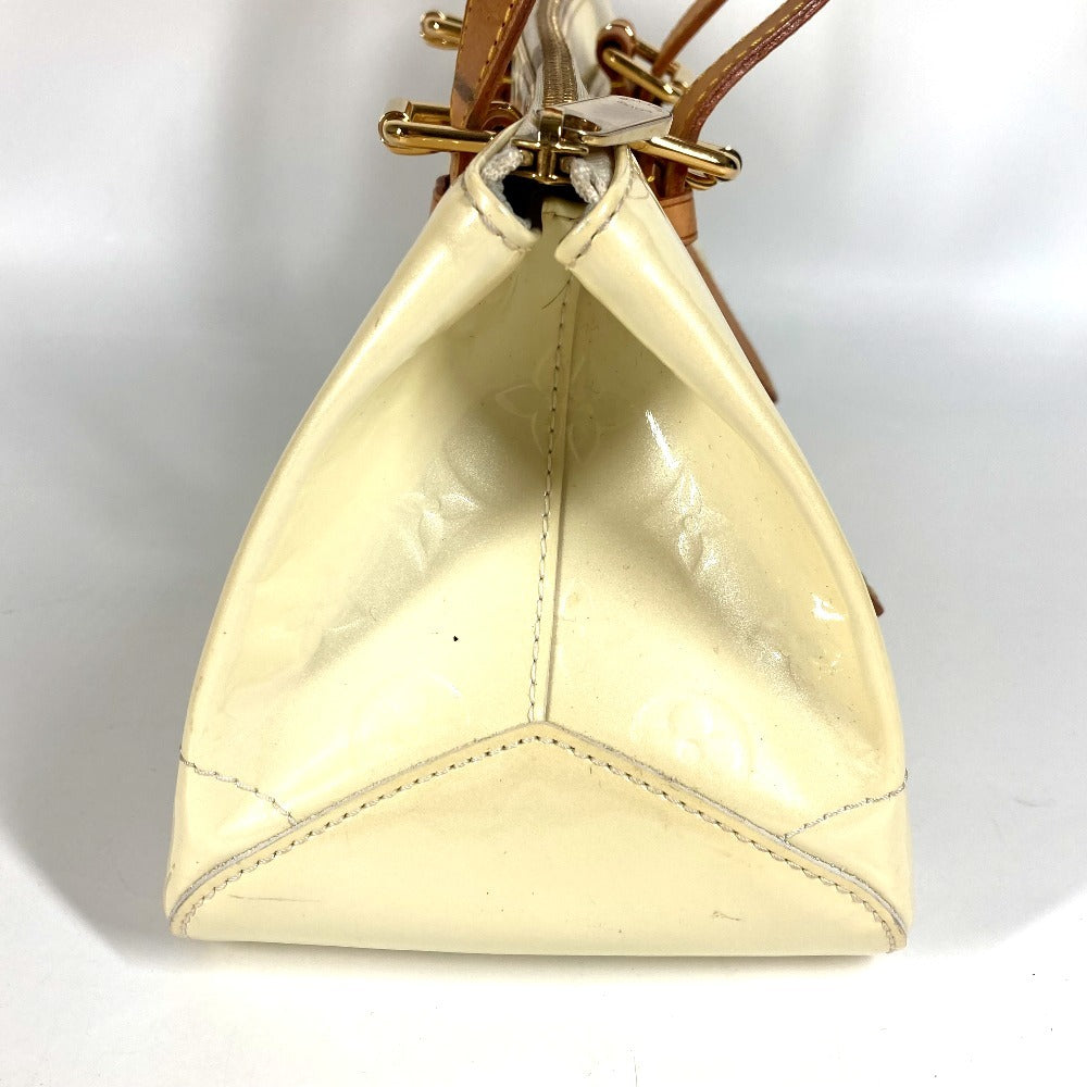 LOUIS VUITTON M93508 モノグラムヴェルニ ローズウッドアベニュー ショルダーバッグ トートバッグ カバン 肩掛け ハンドバッグ モノグラムヴェルニキャンバス レディース ペルル ホワイト