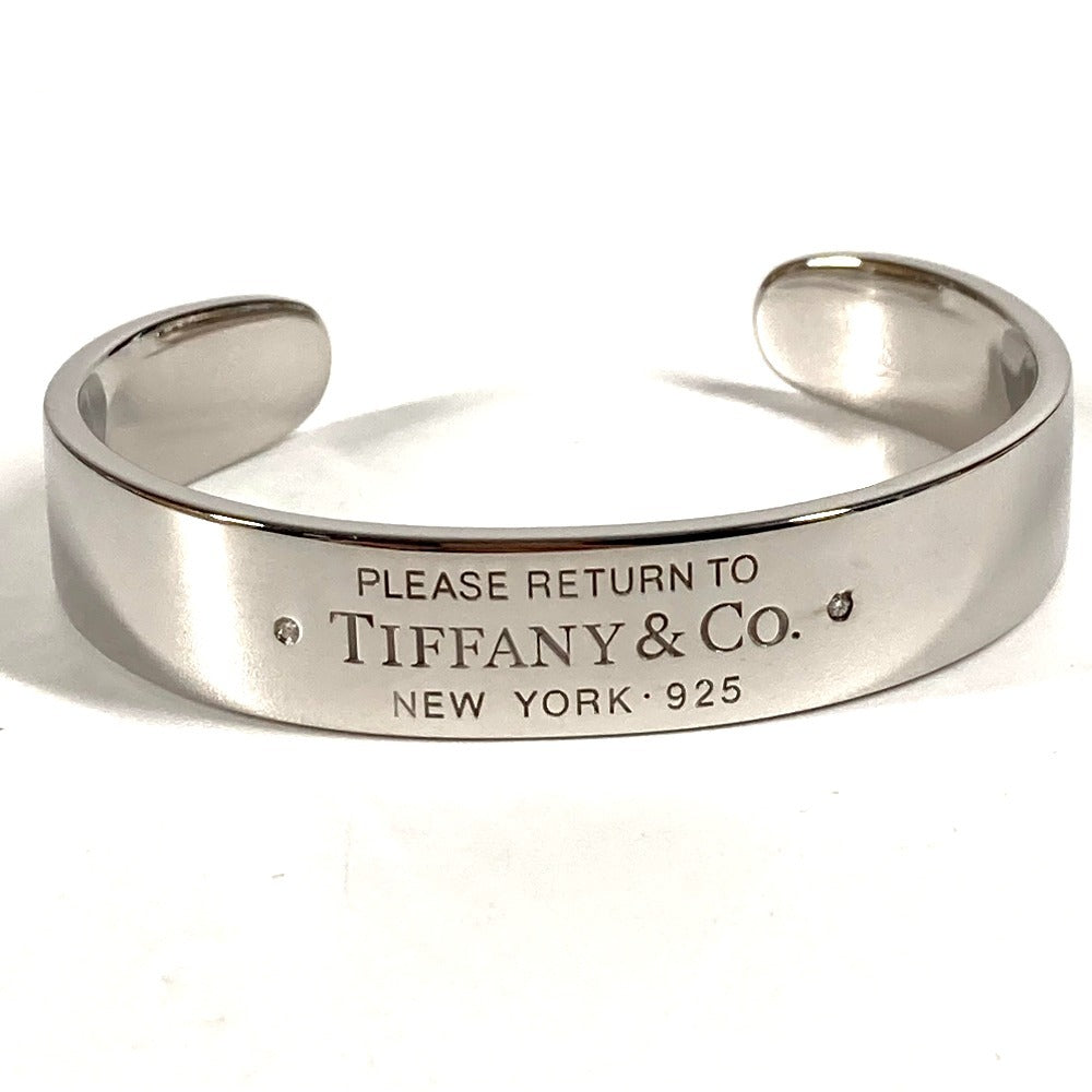 TIFFANY&Co. ダイヤモンド ダイヤ リターン トゥ ティファニー ナロー カフ バングル アクセサリー ブレスレット バングル AG925 レディース シルバー