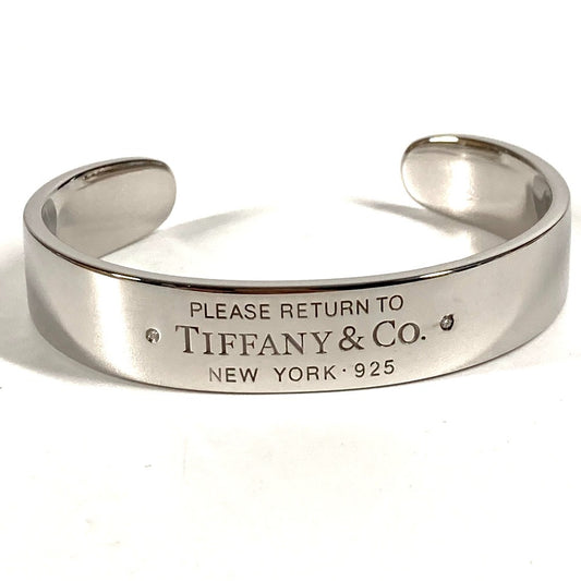 TIFFANY&Co. ダイヤモンド ダイヤ リターン トゥ ティファニー ナロー カフ バングル アクセサリー ブレスレット バングル AG925 レディース シルバー