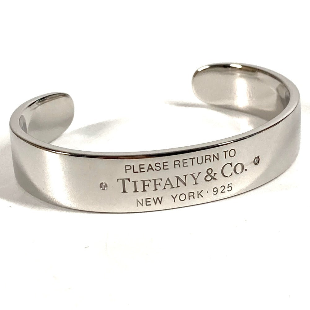 TIFFANY&Co. ダイヤモンド ダイヤ リターン トゥ ティファニー ナロー カフ バングル アクセサリー ブレスレット バングル AG925 レディース シルバー