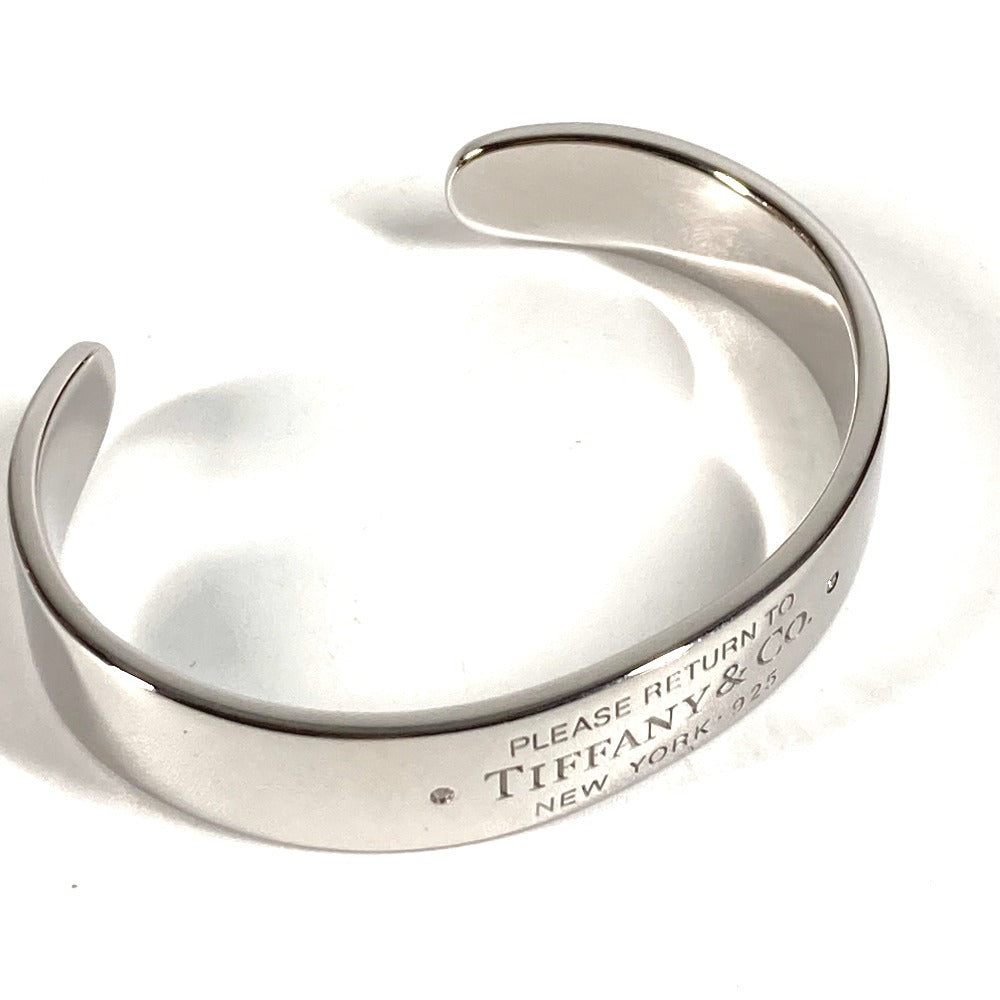 TIFFANY&Co. ダイヤモンド ダイヤ リターン トゥ ティファニー ナロー カフ バングル アクセサリー ブレスレット バングル AG925 レディース シルバー