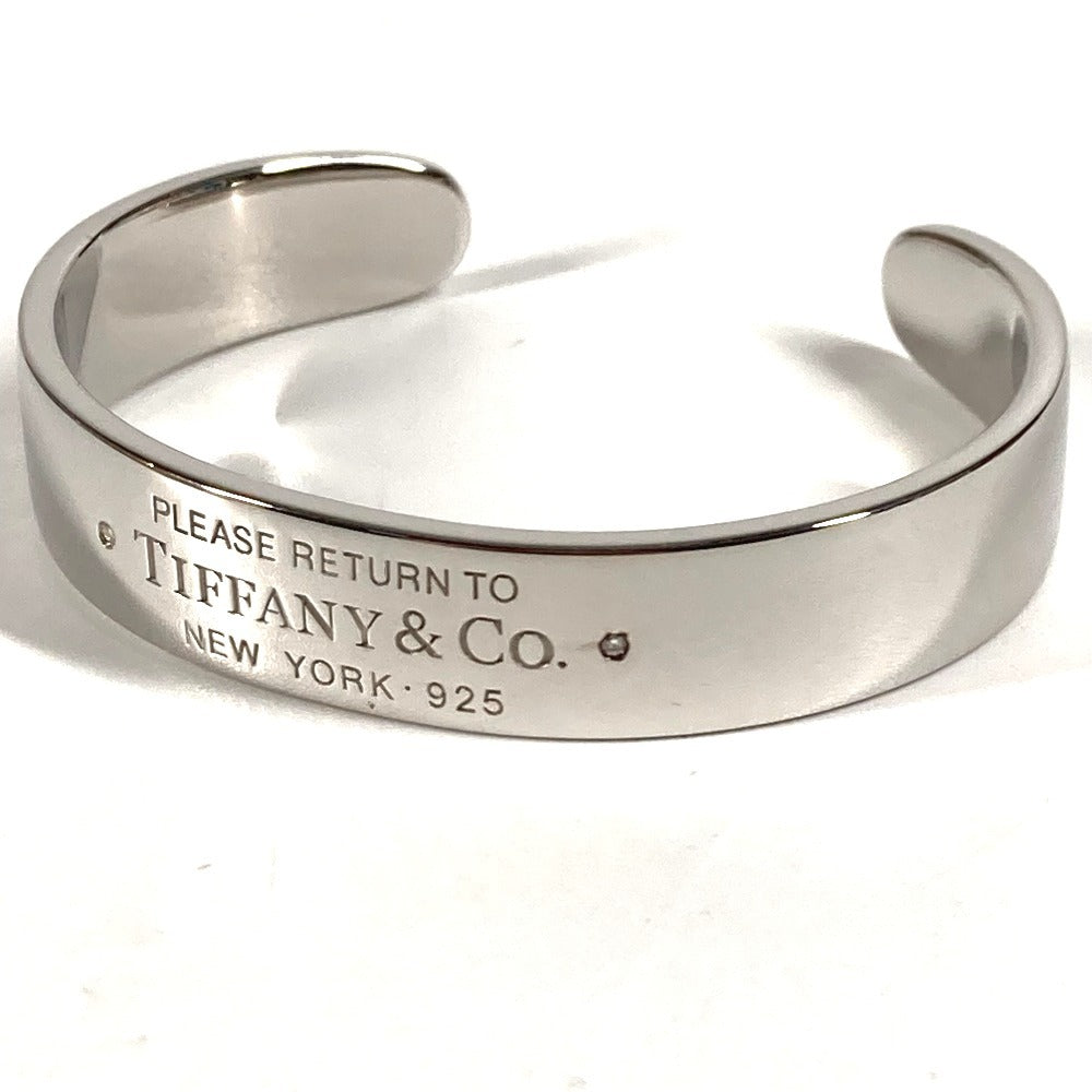 TIFFANY&Co. ダイヤモンド ダイヤ リターン トゥ ティファニー ナロー カフ バングル アクセサリー ブレスレット バングル AG925 レディース シルバー