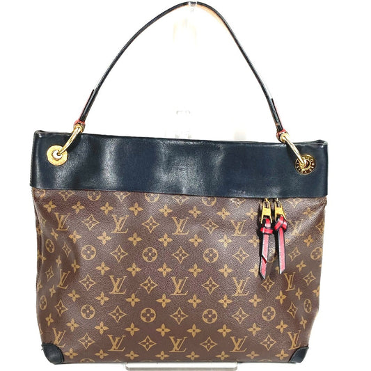 LOUIS VUITTON M43154 モノグラム テュイルリーホーボー カバン 肩掛け トートバッグ ショルダーバッグ モノグラムキャンバス レディース ノワール ブラウン