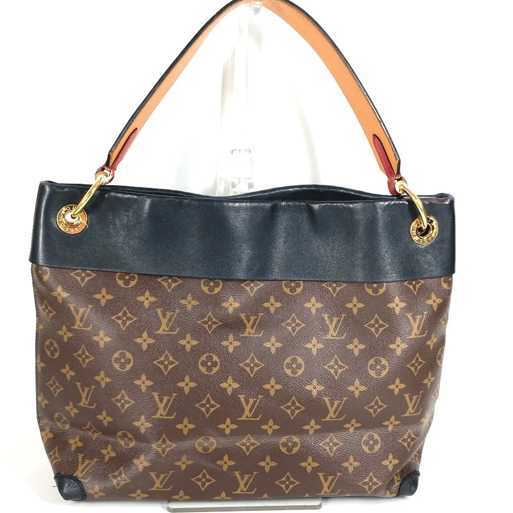 LOUIS VUITTON M43154 モノグラム テュイルリーホーボー カバン 肩掛け トートバッグ ショルダーバッグ モノグラムキャンバス レディース ノワール ブラウン