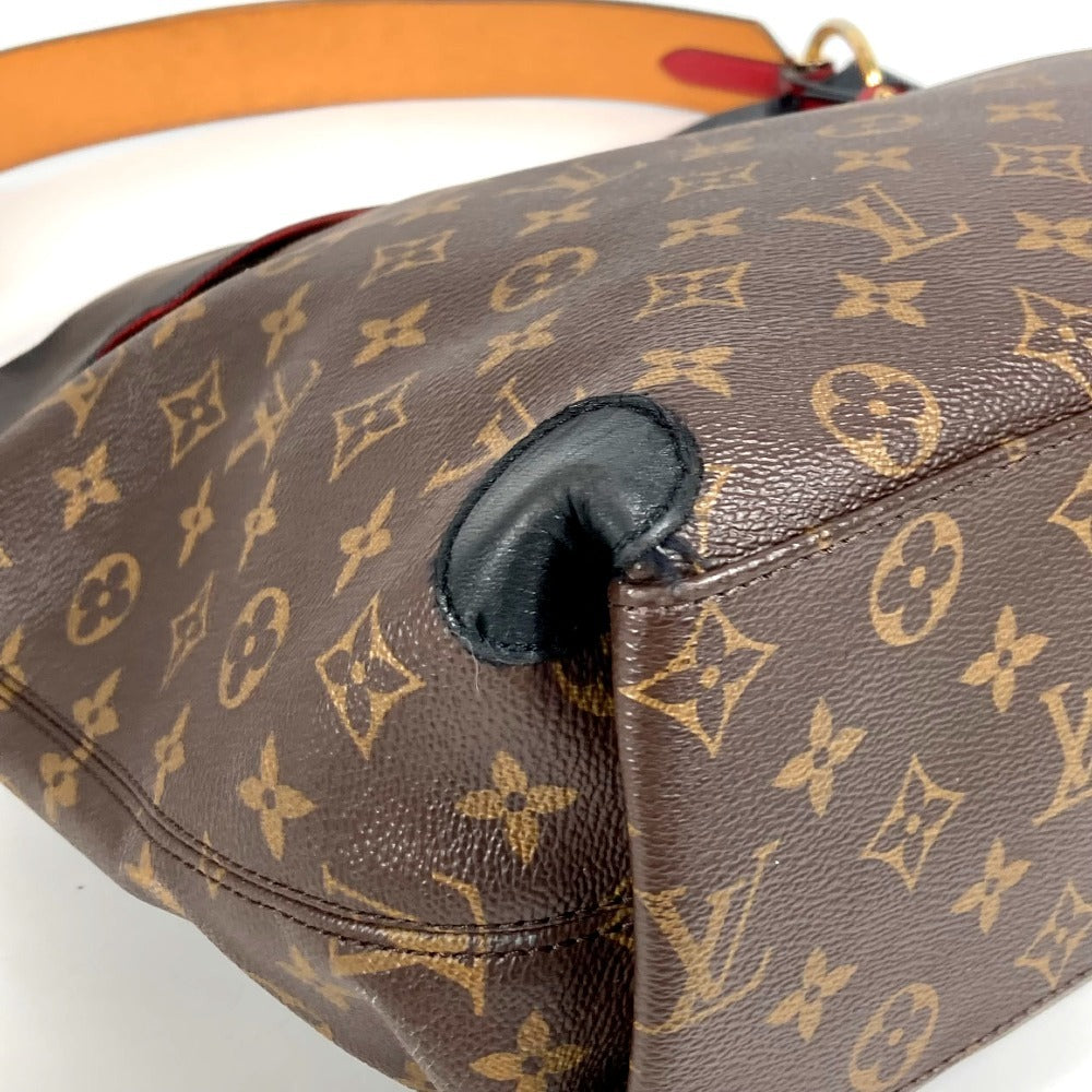 LOUIS VUITTON M43154 モノグラム テュイルリーホーボー カバン 肩掛け トートバッグ ショルダーバッグ モノグラムキャンバス レディース ノワール ブラウン