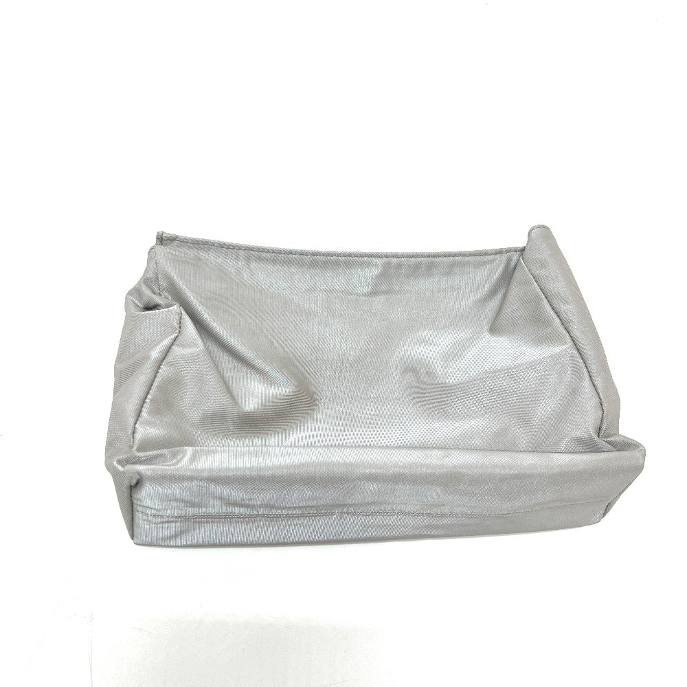 CHANEL logo Tote Bag Shoulder Bag Shoulder Bag rubber gray Used