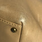 CHANEL Turnlock CC Coco Mark Tote Bag, Leather, Beige, Women's