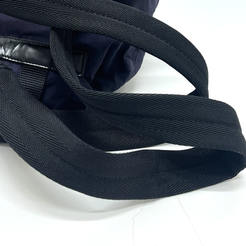 PRADA B6677 VELA Triangle Logo Plaque Backpack Nylon Unisex PRUGNA Purple