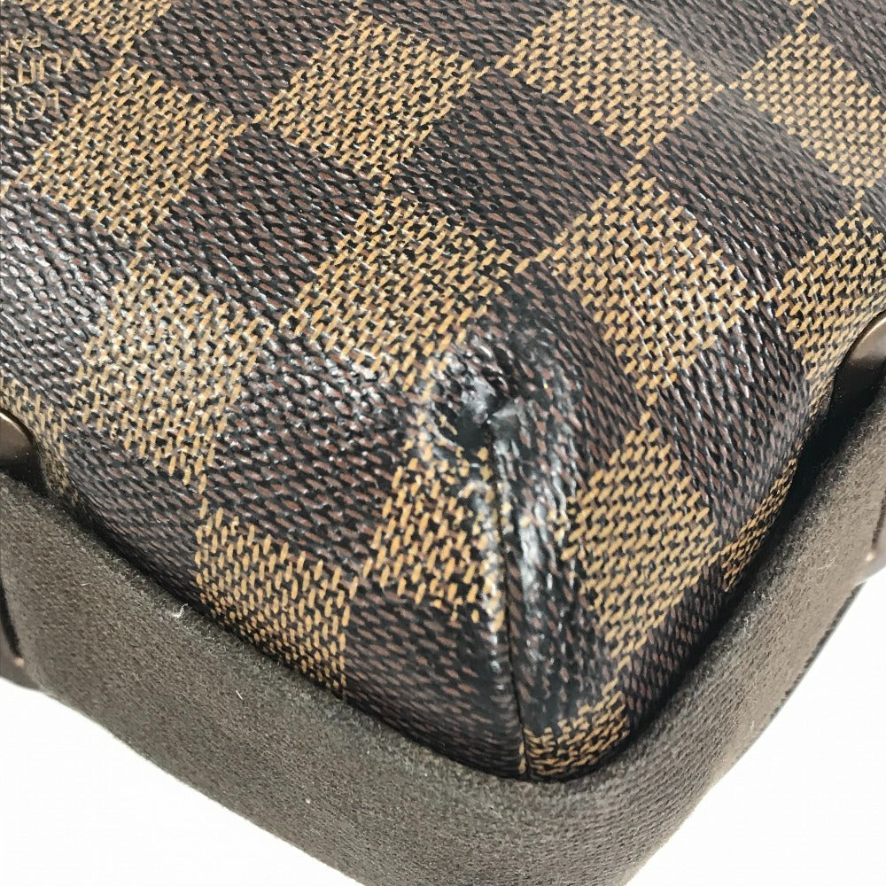 LOUIS VUITTON N51211 ダミエ ブルックリンMM ブルックリン MM 斜め掛け フラップ メッセンジャーバッグ ショルダーバッグ ダミエキャンバス ユニセックス エベヌ ブラウン