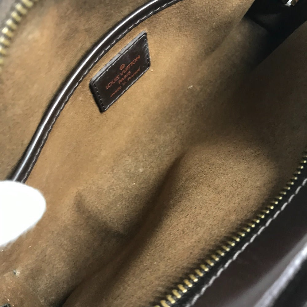LOUIS VUITTON N51993 Damier Saint Louis Clutch Bag, Pouch with Strap, Second Bag, Damier Canvas, Unisex, Ebene, Brown