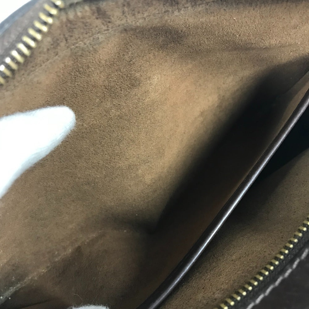 LOUIS VUITTON N51993 Damier Saint Louis Clutch Bag, Pouch with Strap, Second Bag, Damier Canvas, Unisex, Ebene, Brown
