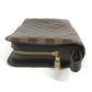 LOUIS VUITTON N51993 Damier Saint Louis Clutch Bag, Pouch with Strap, Second Bag, Damier Canvas, Unisex, Ebene, Brown