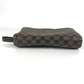 LOUIS VUITTON N51993 Damier Saint Louis Clutch Bag, Pouch with Strap, Second Bag, Damier Canvas, Unisex, Ebene, Brown