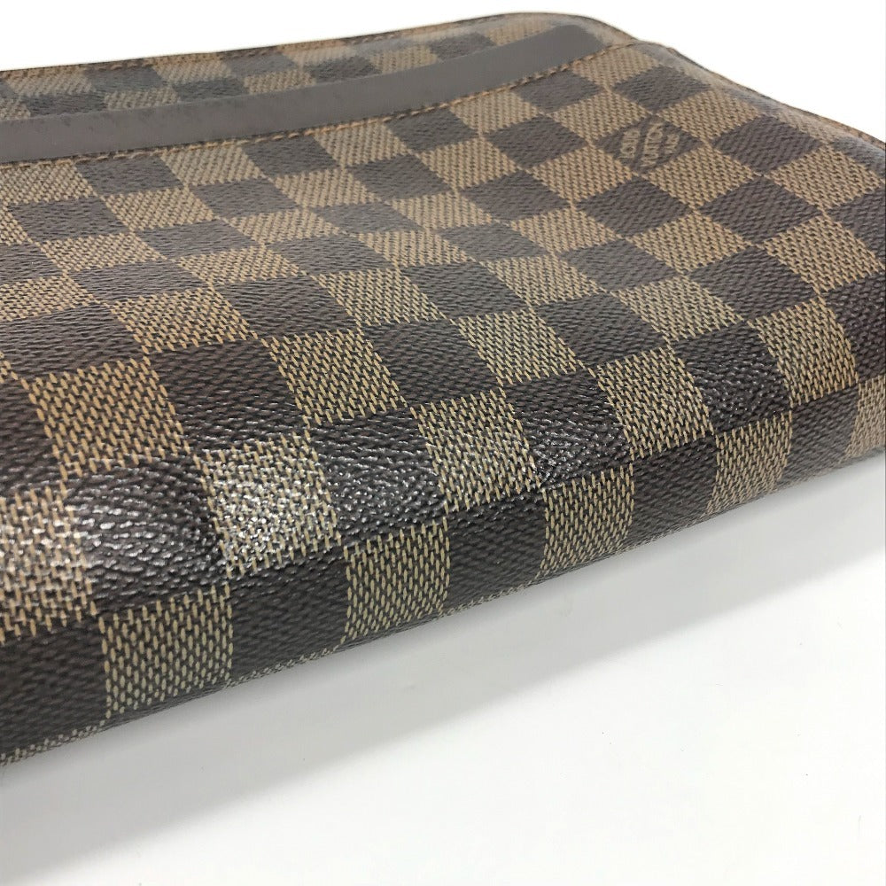 LOUIS VUITTON N51993 Damier Saint Louis Clutch Bag, Pouch with Strap, Second Bag, Damier Canvas, Unisex, Ebene, Brown