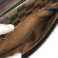 LOUIS VUITTON N51993 Damier Saint Louis Clutch Bag, Pouch with Strap, Second Bag, Damier Canvas, Unisex, Ebene, Brown