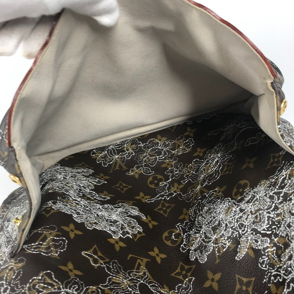 LOUIS VUITTON M95406 Monogram Dante Felsen Shoulder Tote Bag, Chain Bag, Monogram Canvas, Unisex, Argent, White