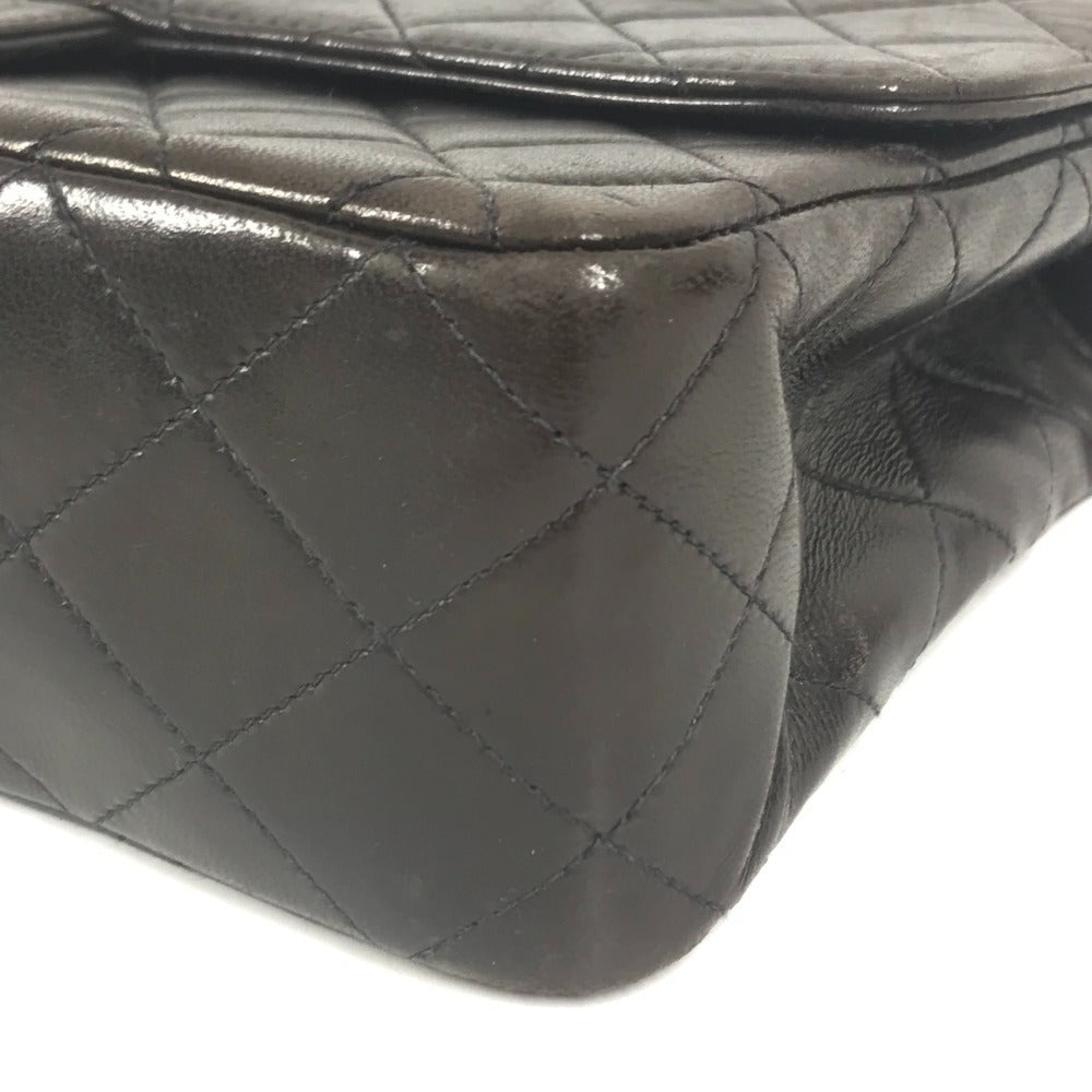 CHANEL Matelasse Quilted Parent-Child Bag with CC Coco Mark Logo, Tote Bag, Flap, Carabiner, Handbag, Lambskin, Black, Women's