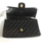 CHANEL Matelasse Quilted Parent-Child Bag with CC Coco Mark Logo, Tote Bag, Flap, Carabiner, Handbag, Lambskin, Black, Women's